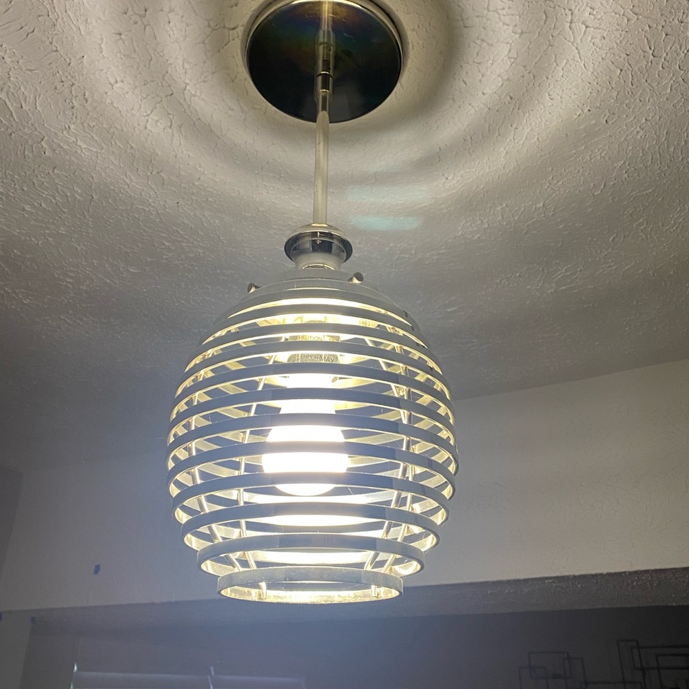 Quoizel Modern Chrome Ceiling Light Fixture